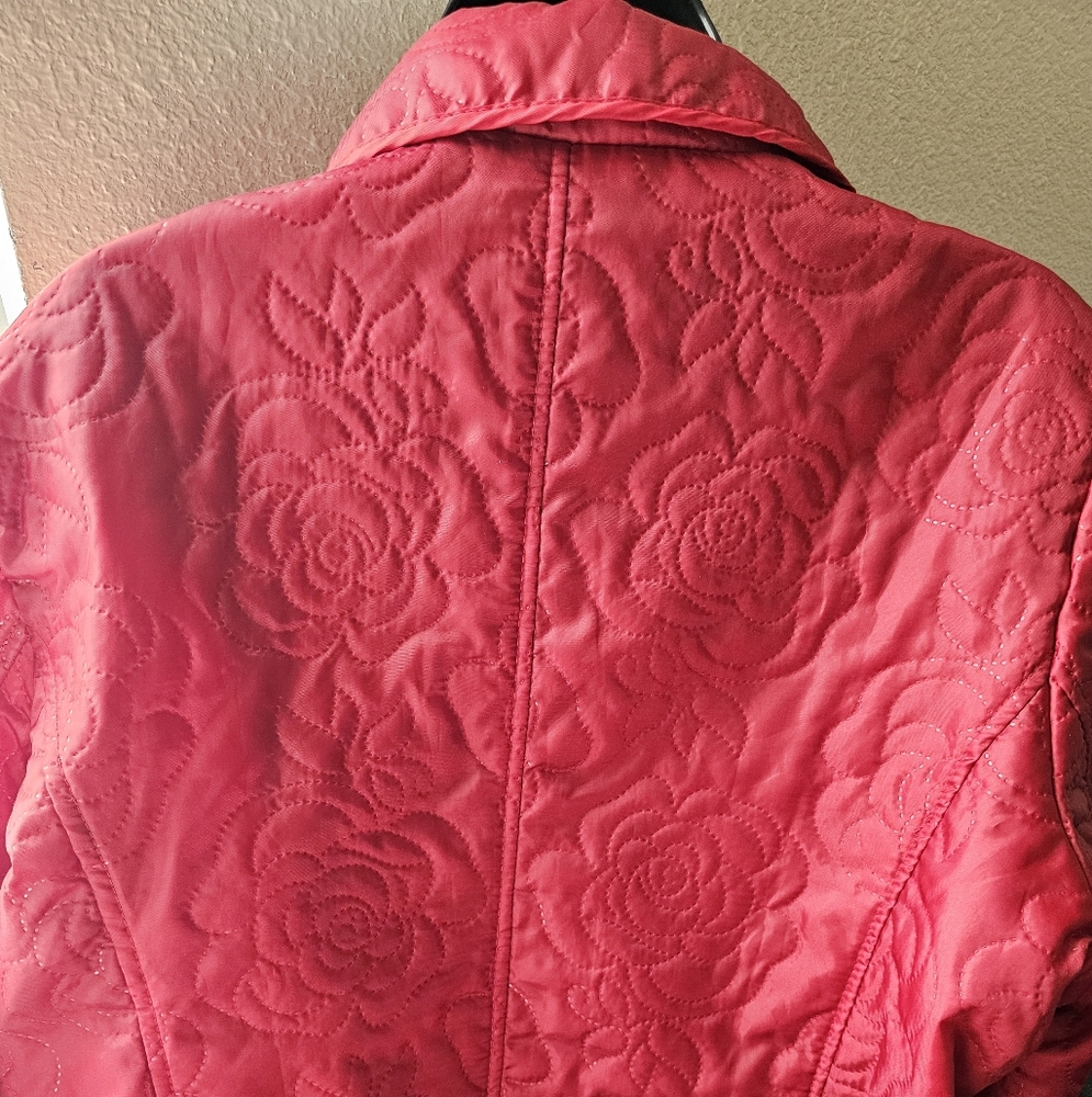 Quilted Red Jacket - Picture 4 of 4